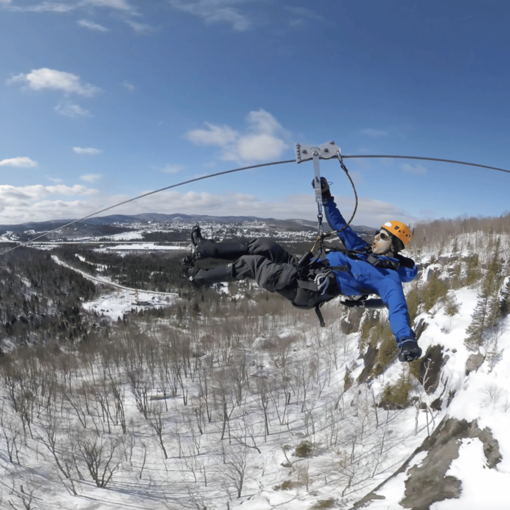 Winter Hiking and Mega Ziplines for 2 People - TYROPARC