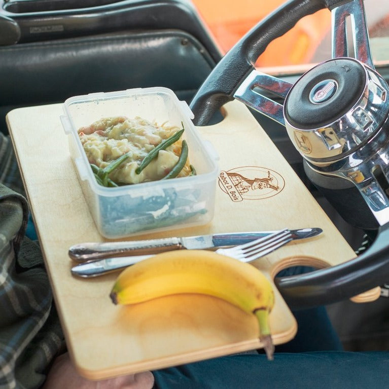 Steering wheel tablet - heavy vehicle