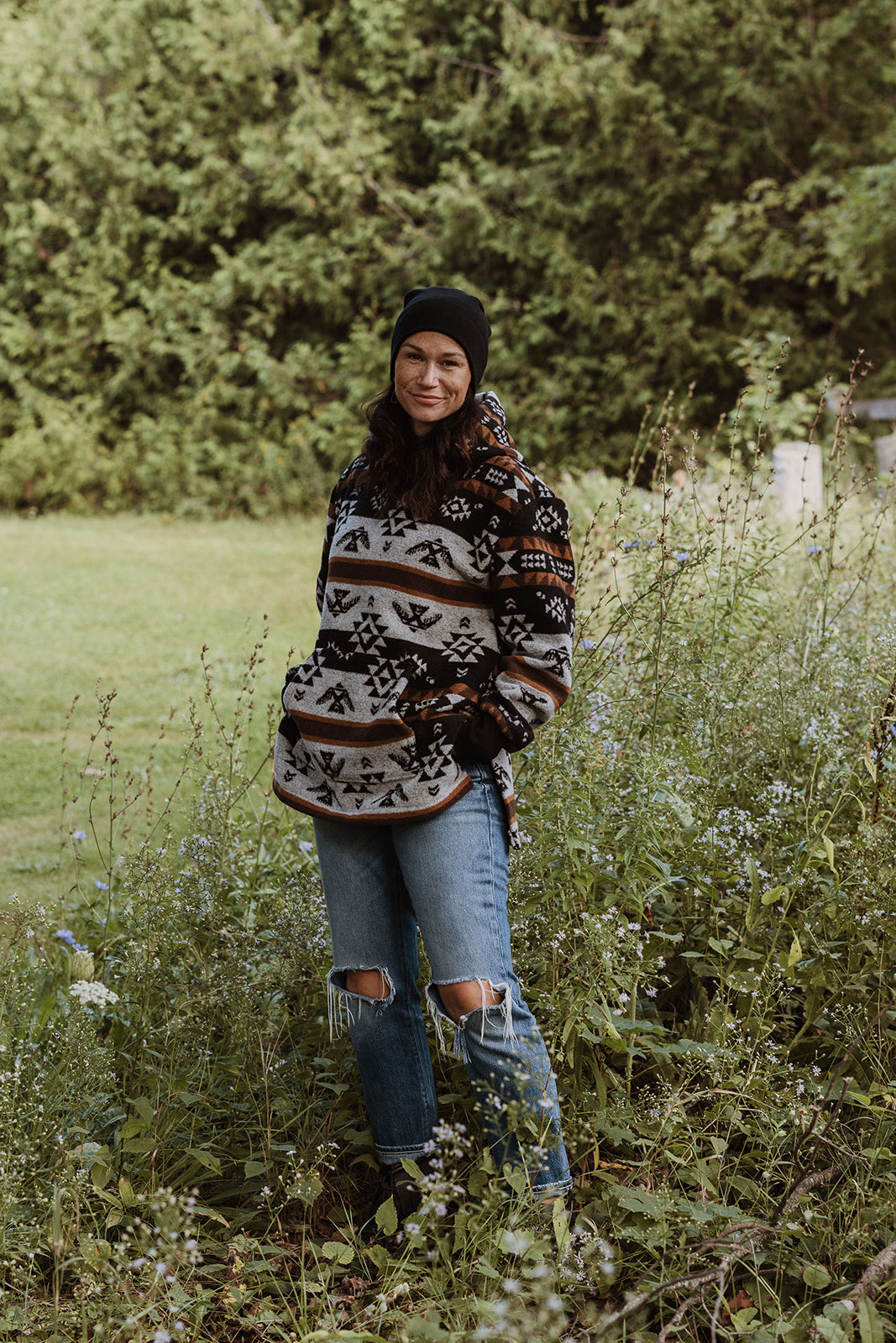 Hoodie Poncho Thundebird