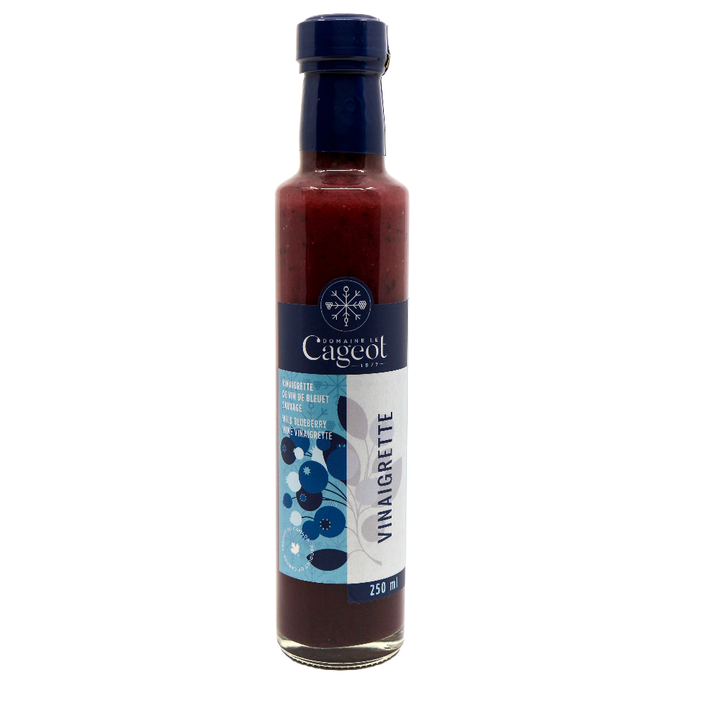 Vinaigrette de vin de bleuet sauvage