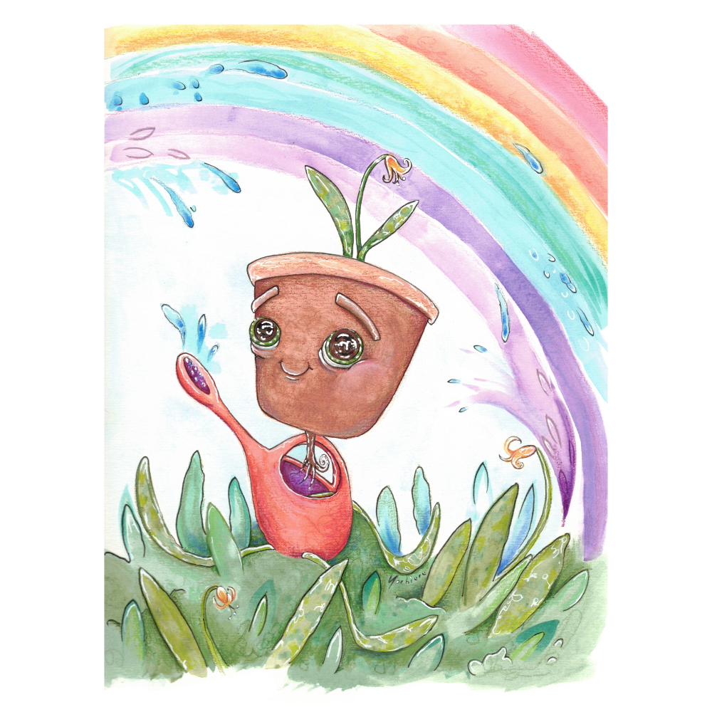 Carte de souhaits - Splash-en-ciel