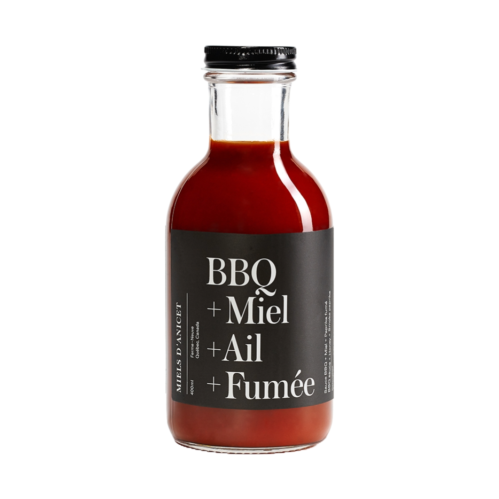Sauce BBQ au miel, ail confit et paprika fumé