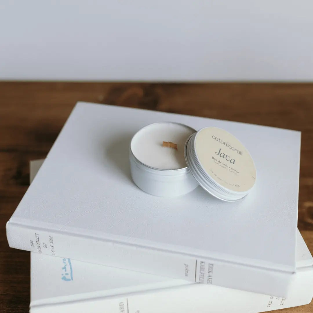 Travel Size Java | Teak Wood + Lemon