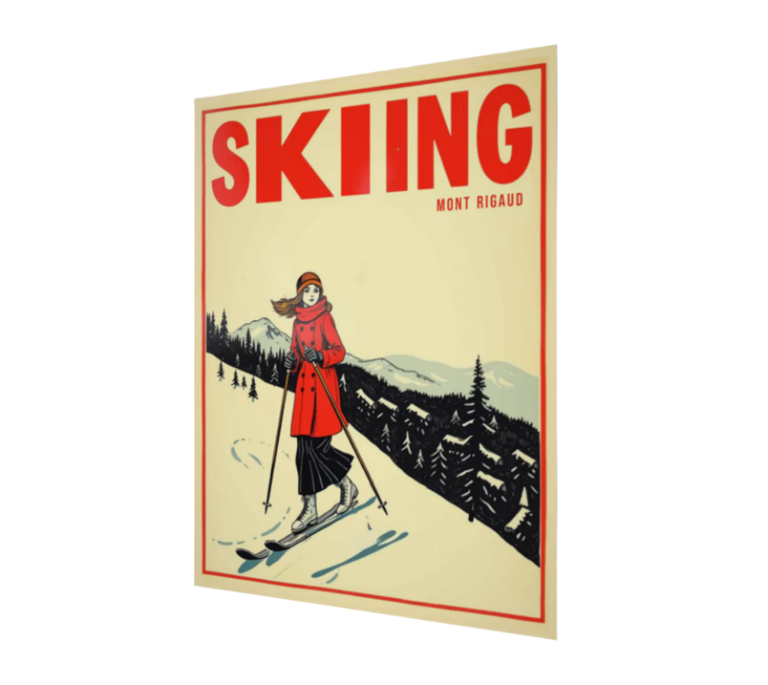 Affiche Ski Mont Rigaud
