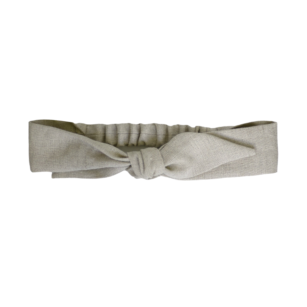 Bandeau avec boucle en lin