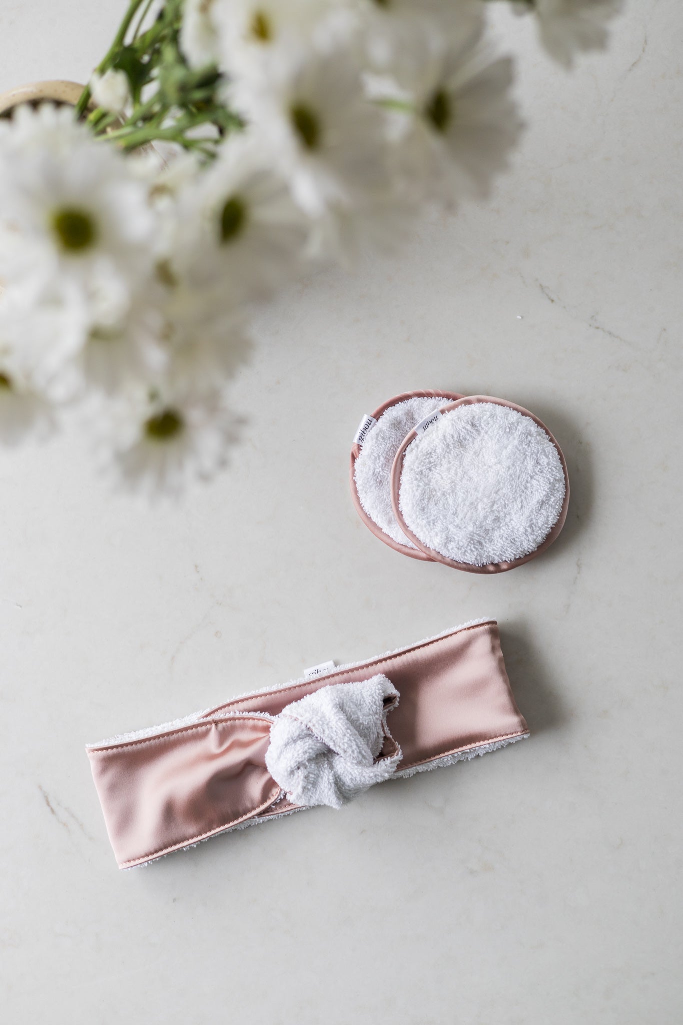 Bandeau pour prendre soin de soi (stock)