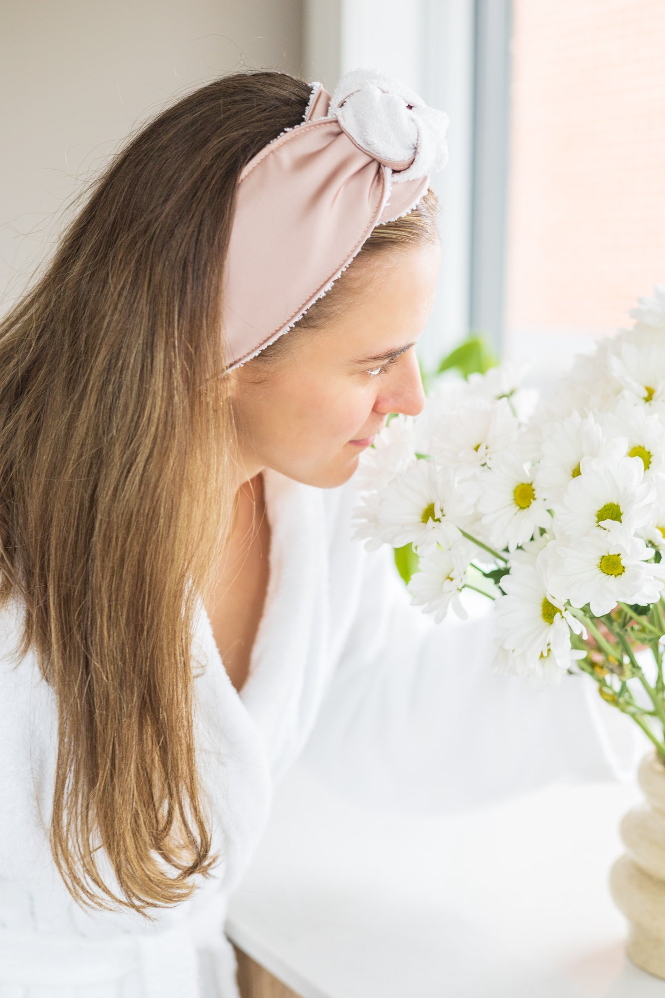 Bandeau pour prendre soin de soi (stock)