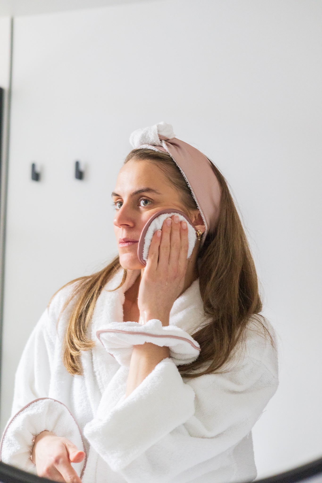 Bandeau pour prendre soin de soi (stock)