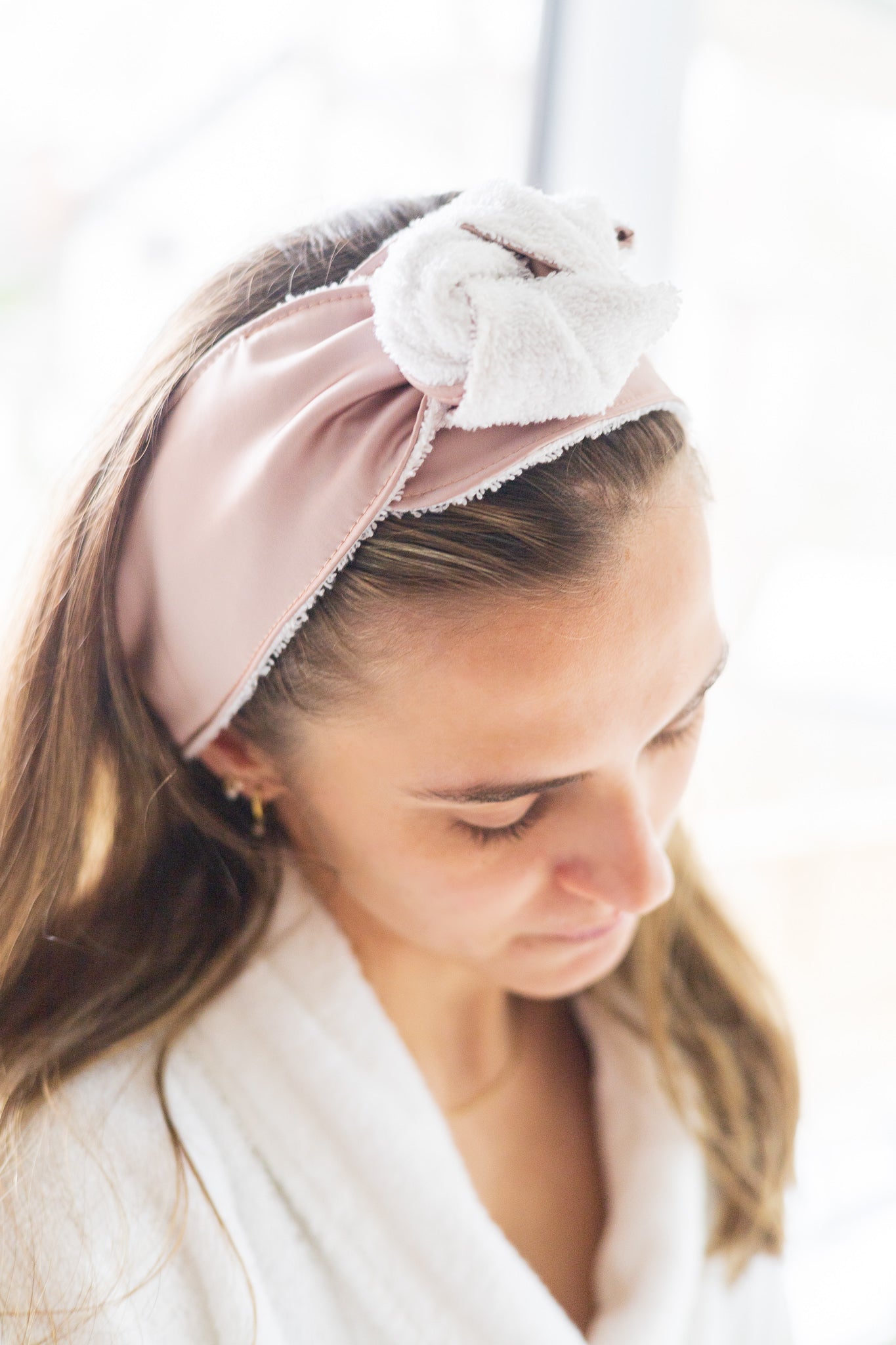 Bandeau pour prendre soin de soi (stock)