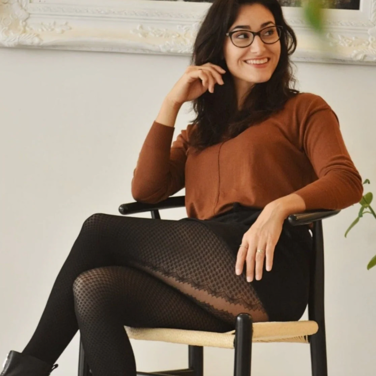 Bas collants - Motif Scarlett indéchirables