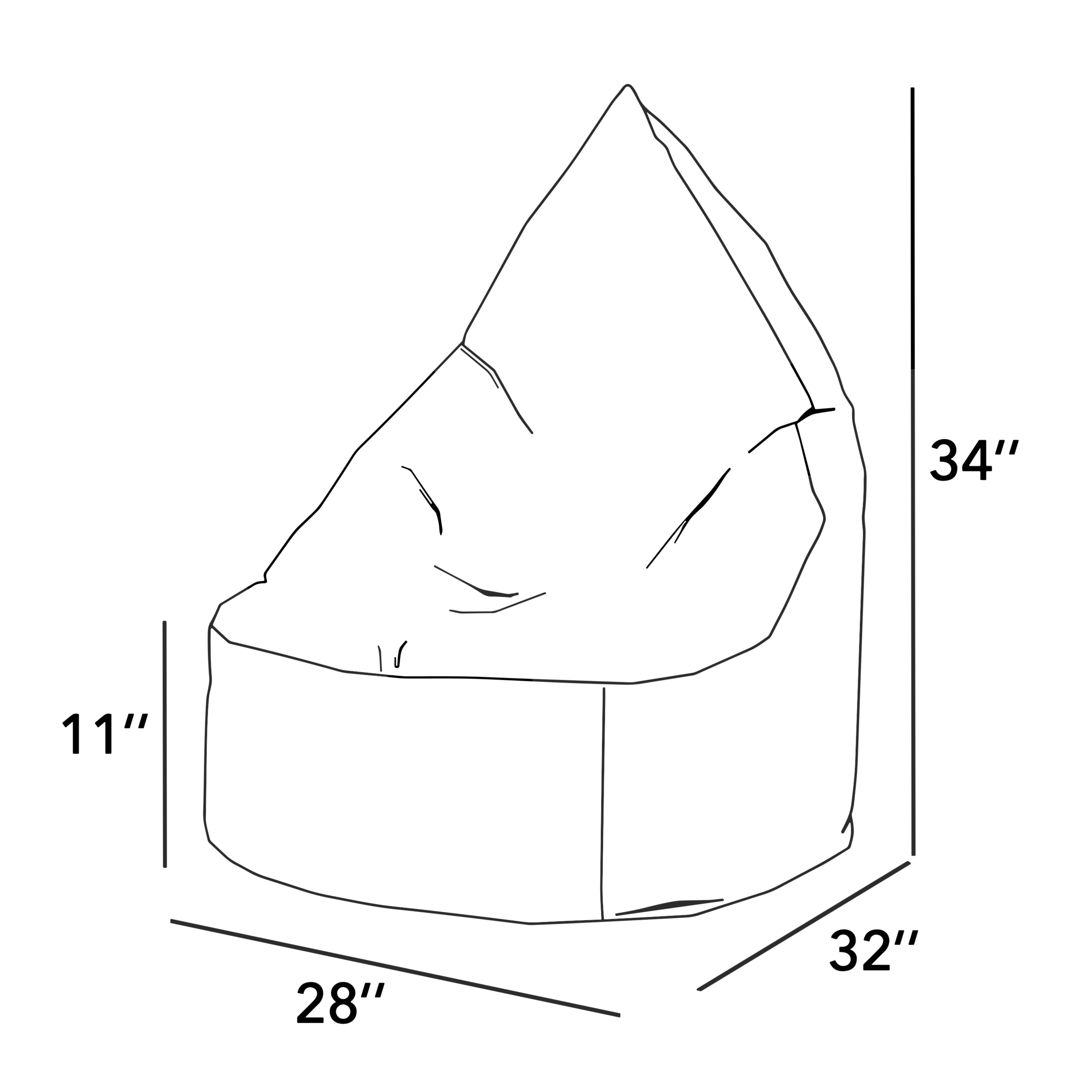 Bean Bag Ergo Junior - Paloma