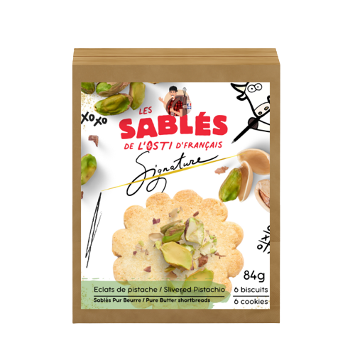 Boite de p'tits Sablés - Éclats de pistache