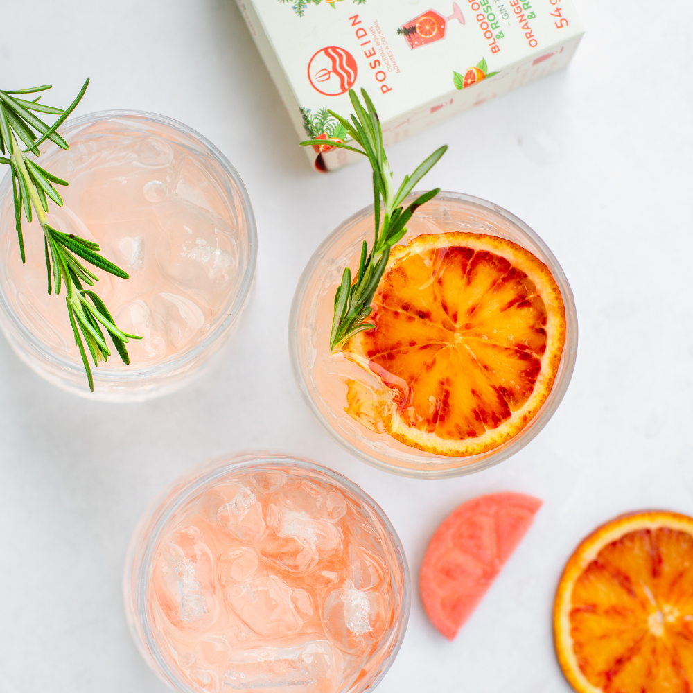 Bombes à cocktail - Orange sanguine & romarin