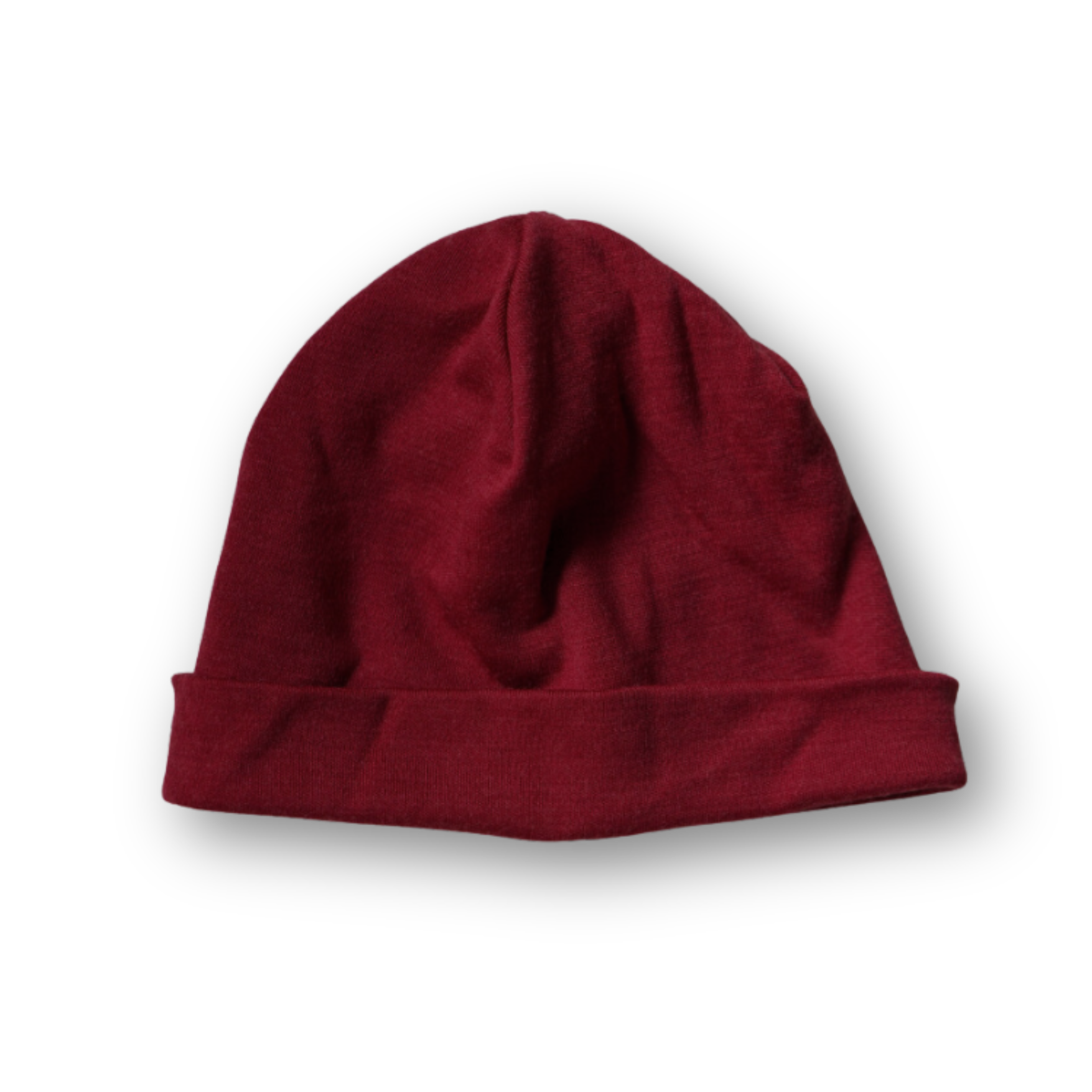 Bonnet en douce laine de mérinos - Rubis