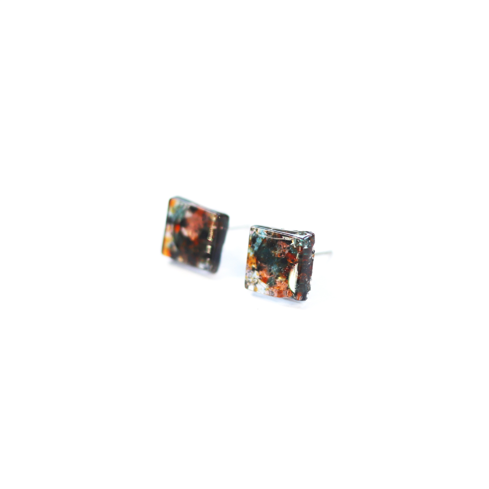 Boucle d'oreille à motif | Choisissez votre couleur