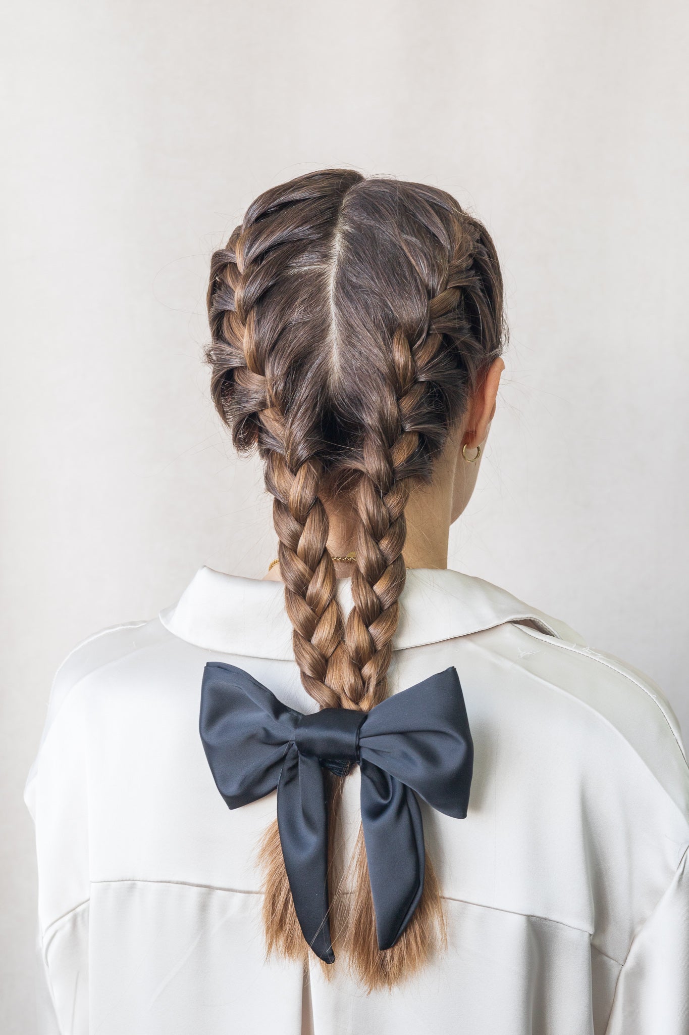 Boucle sophistiquée en satin certifié