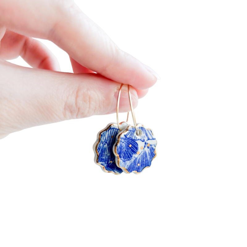 Boucles d'oreilles en céramique - WAM 0008