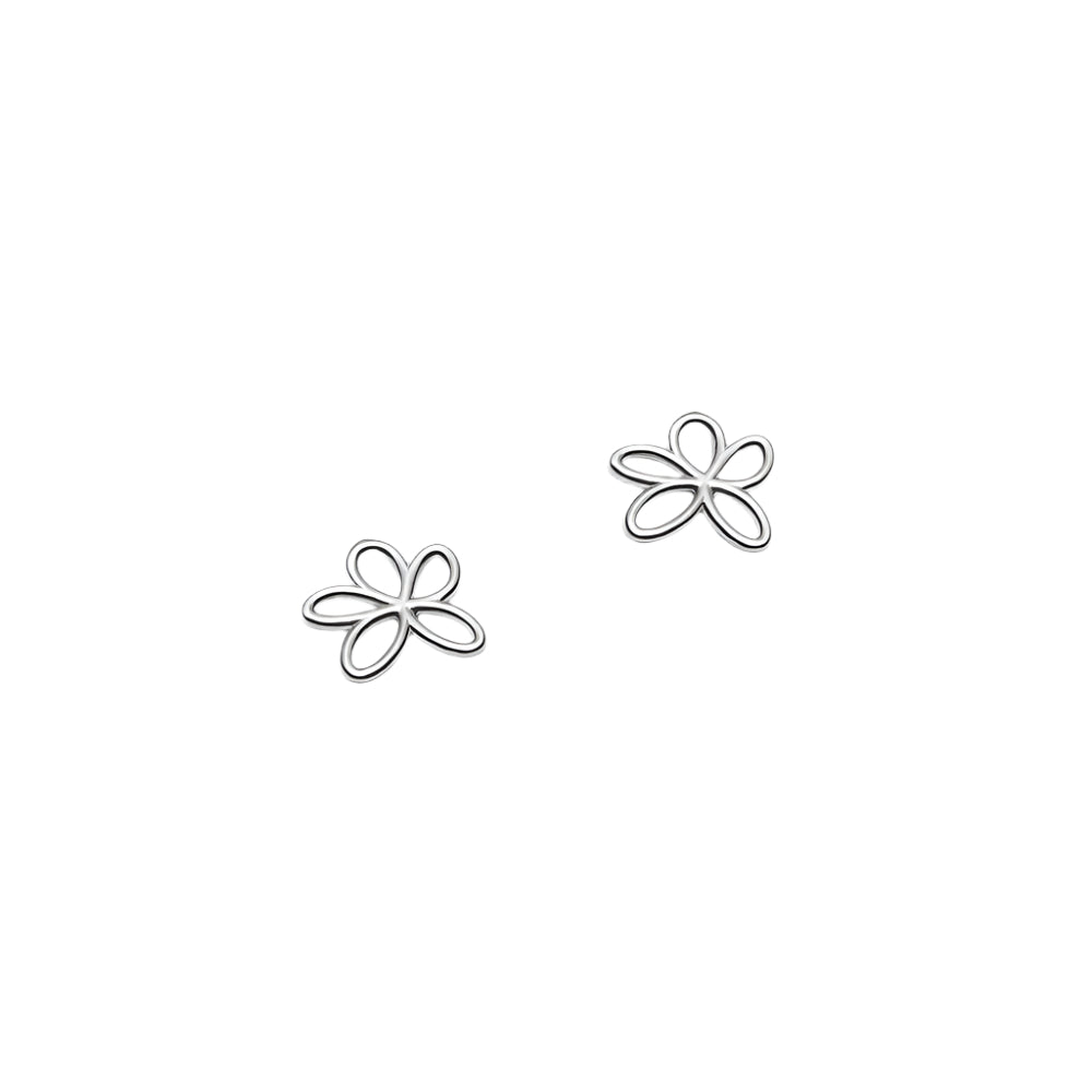 Boucles d'oreilles marguerite - Argent