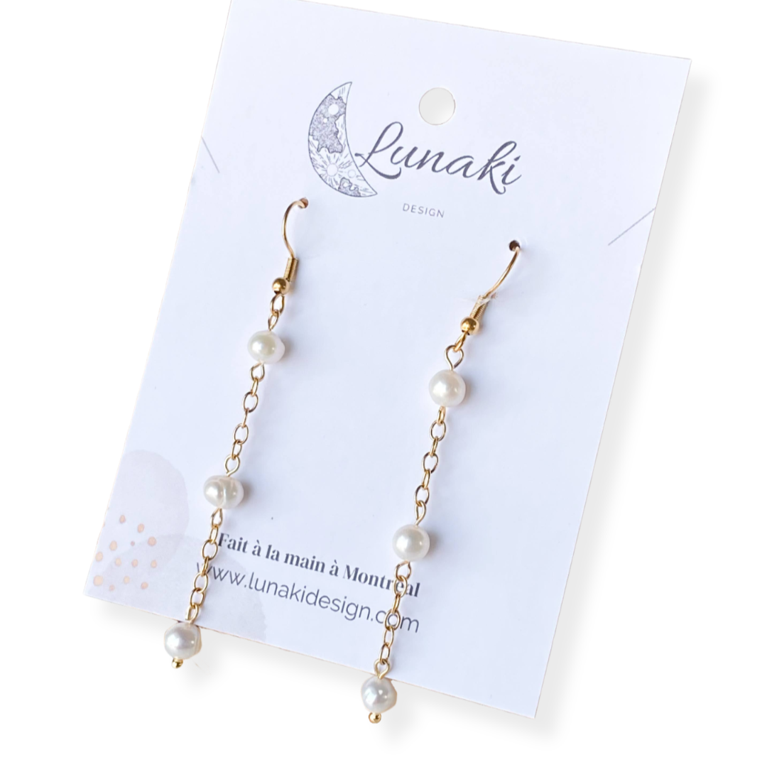 Boucles d'oreilles Triple