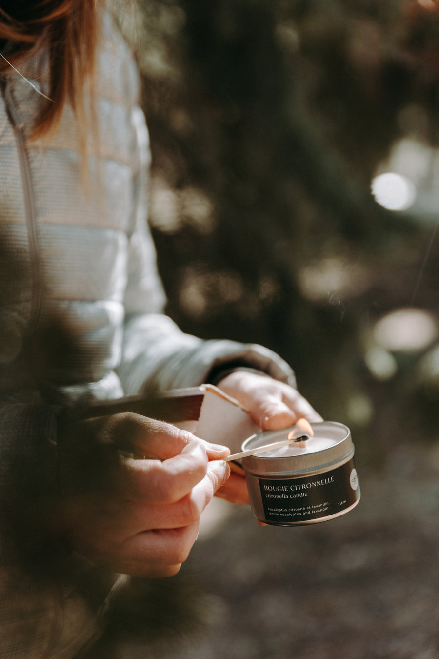 Bougie à la citronnelle