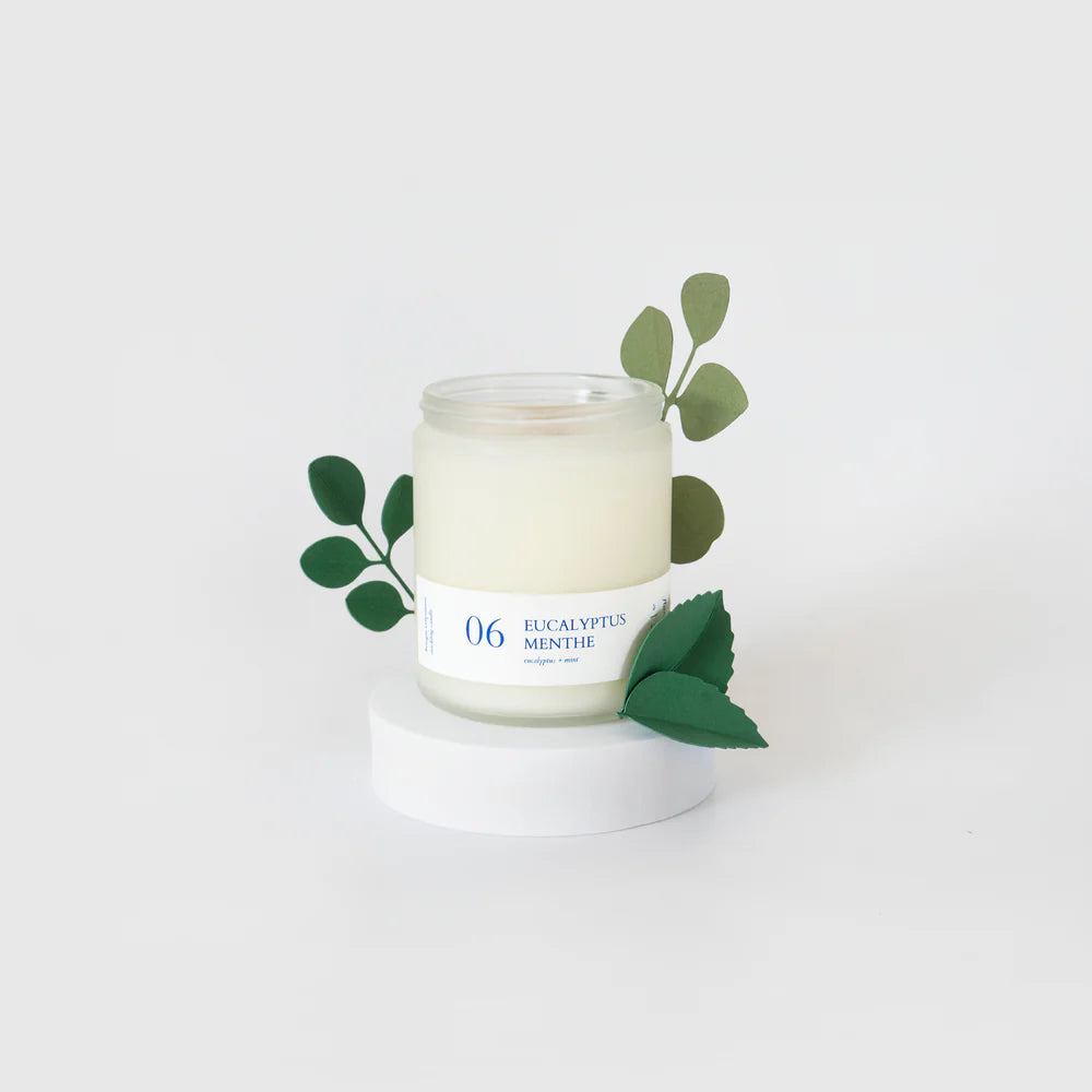 Bougie crépitante - Eucalyptus + Menthe