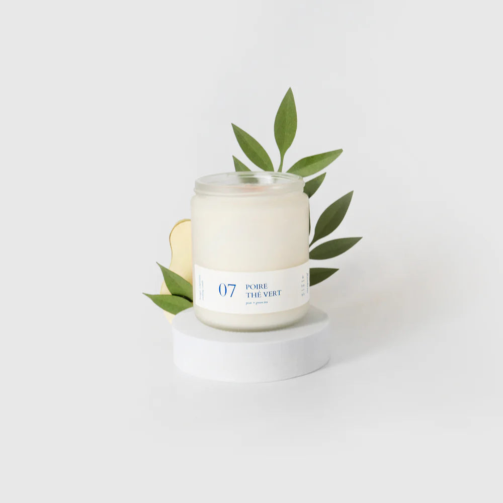 Bougie crépitante - Poire + Thé Vert