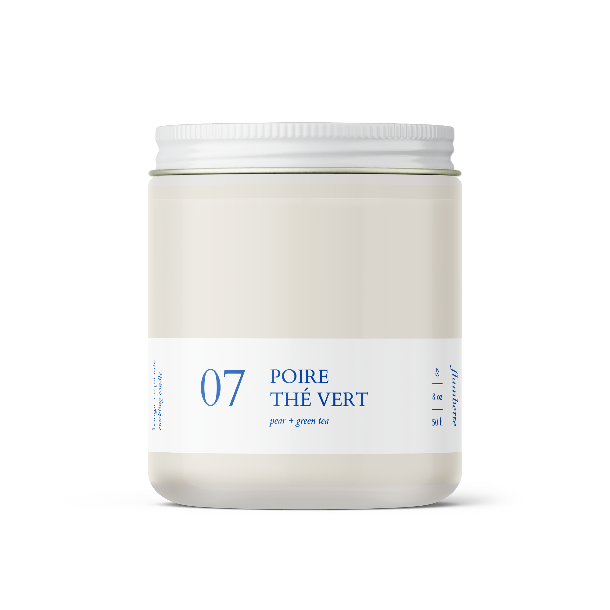 Bougie crépitante - Poire + Thé Vert