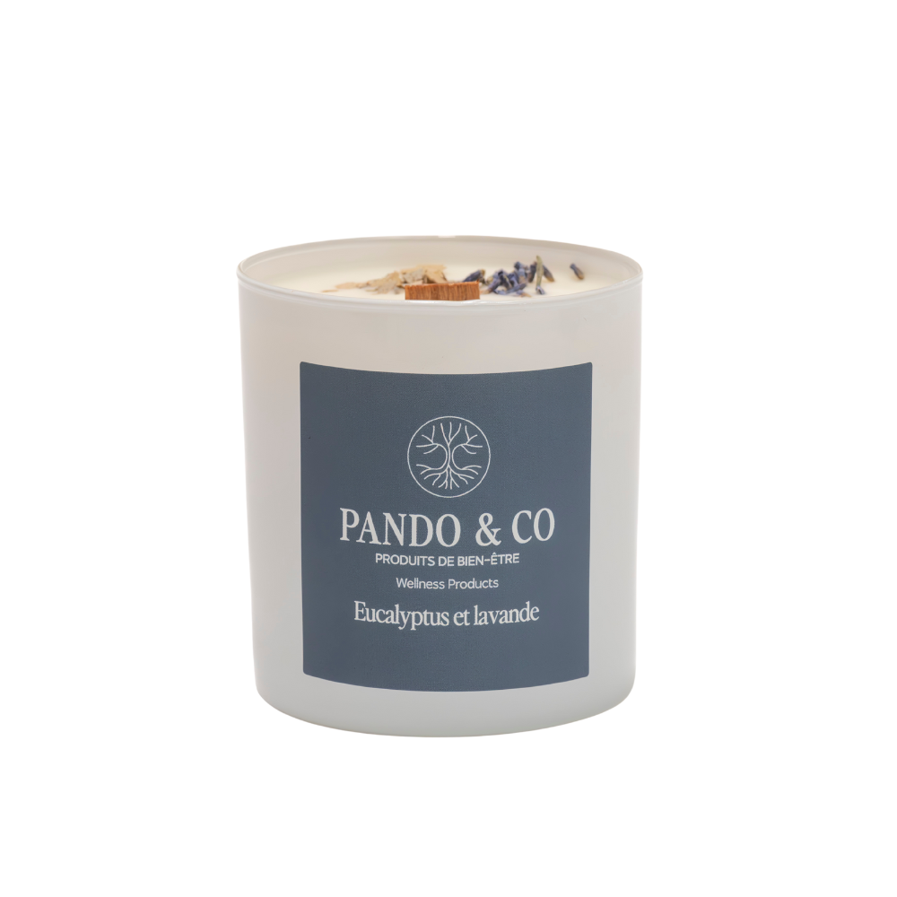 Bougie - Eucalyptus et lavande