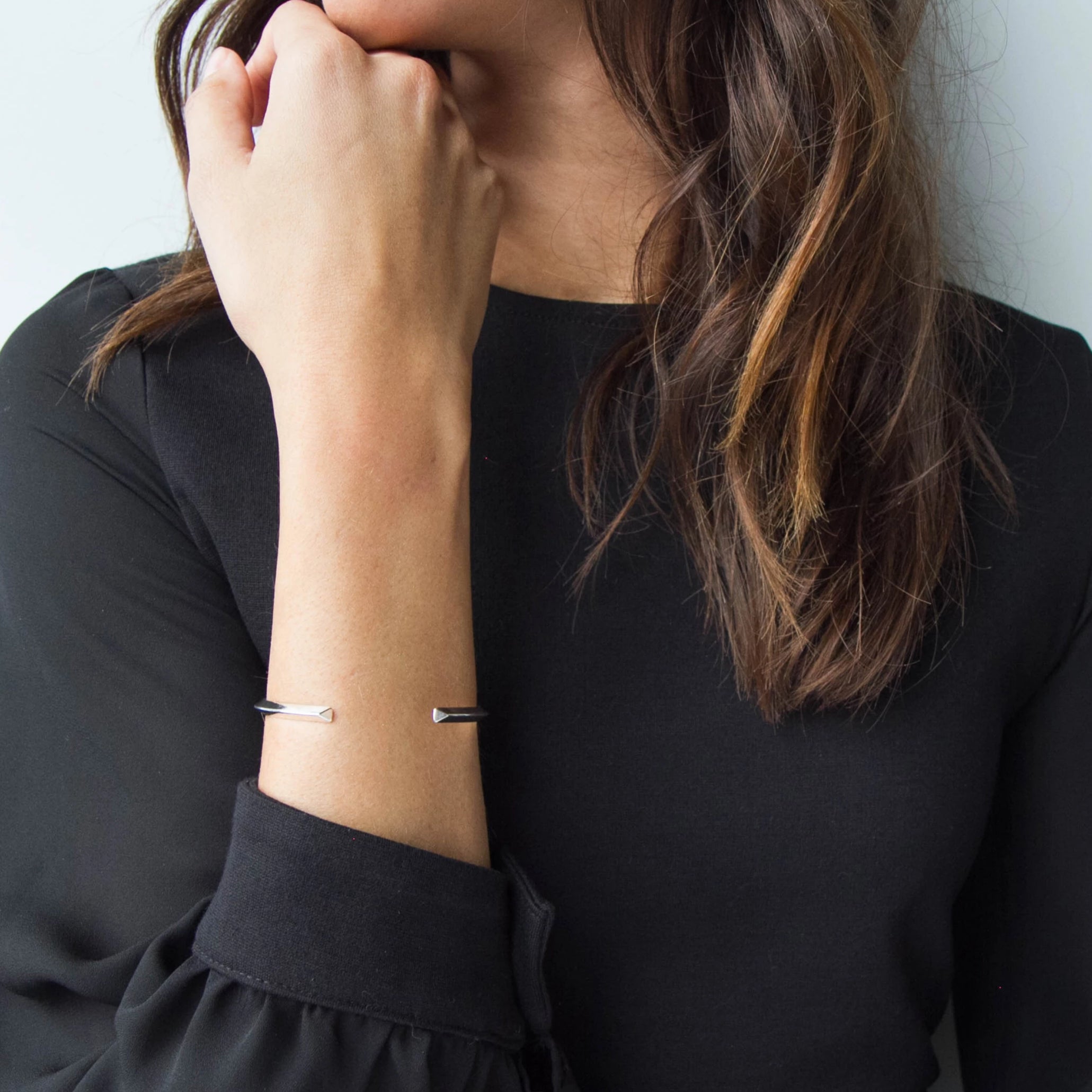 Bracelet Ouvert – Argent sterling