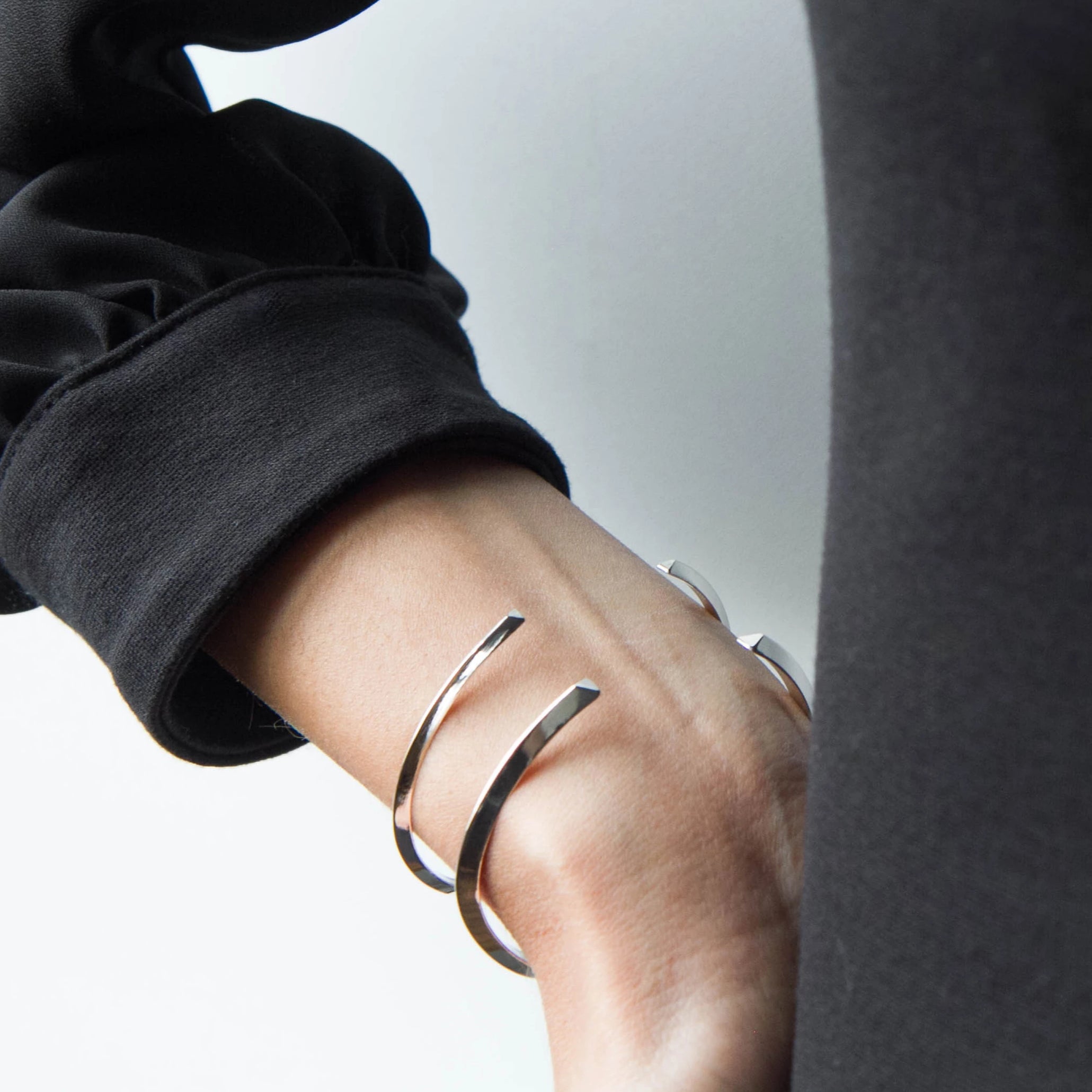 Bracelet Ouvert – Argent sterling