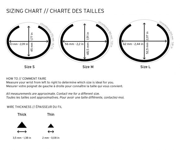 Bracelet Ouvert – Argent sterling