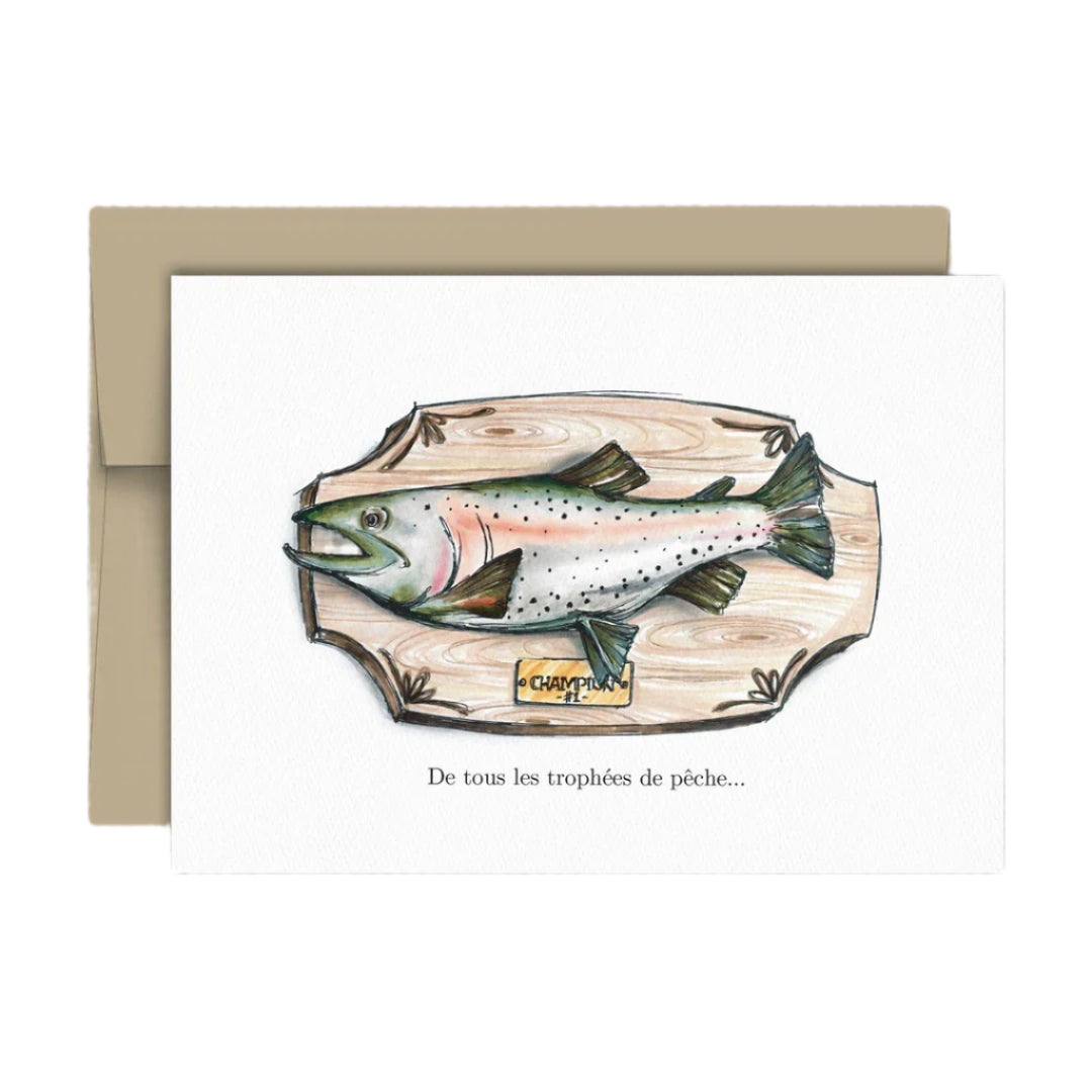 Carte de souhaits - Amour - Pêcheur