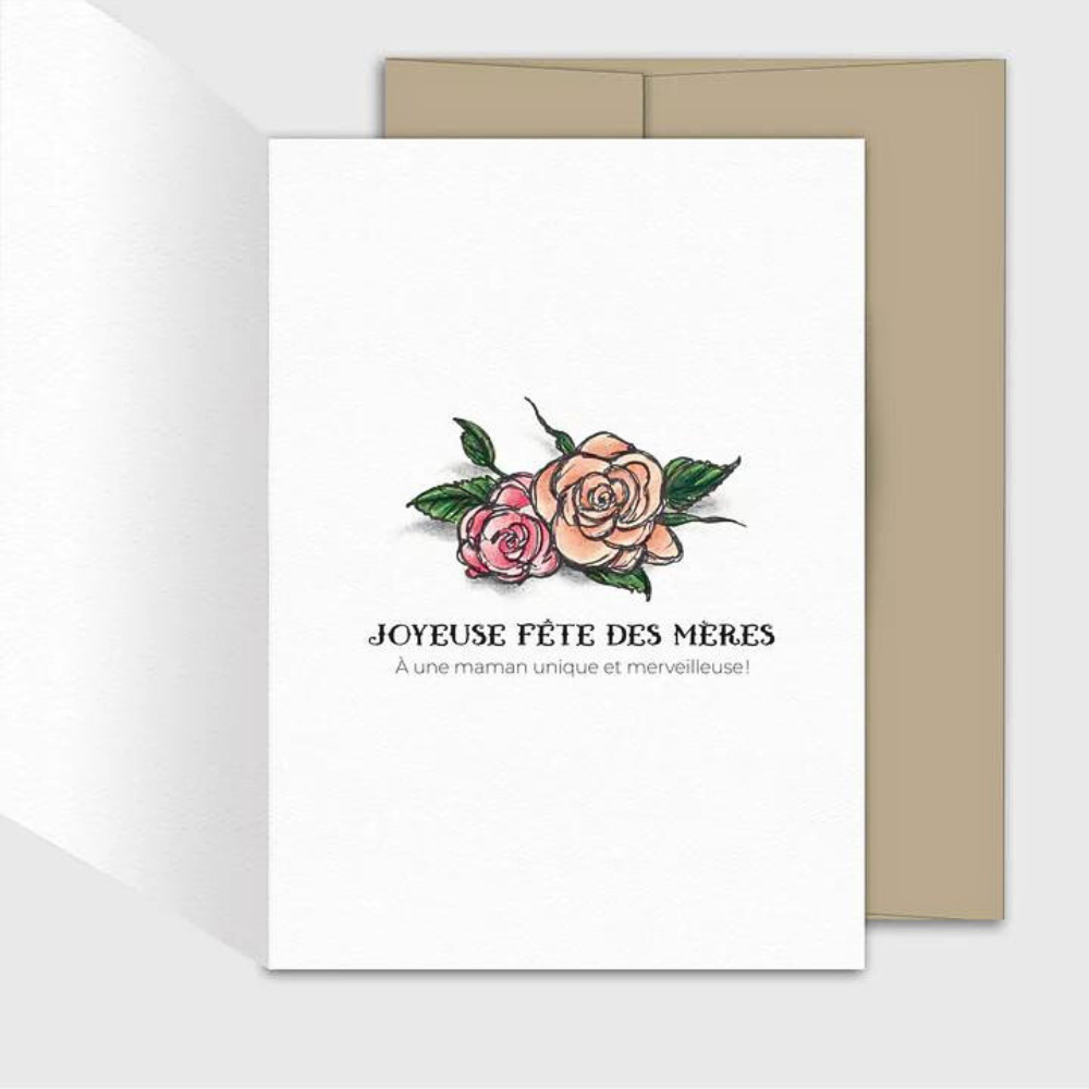 Carte de souhaits - Fête des mères - Tatouage