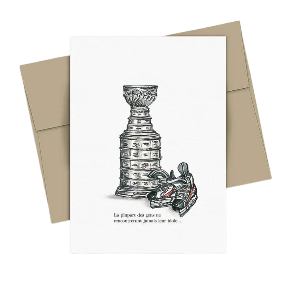 Carte de souhaits - Fête des pères - Hockey