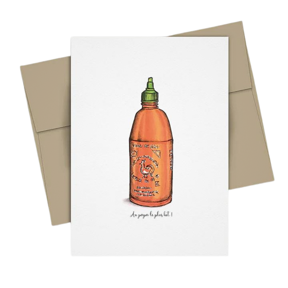 Carte de souhaits - Fête des pères - Hot Papa