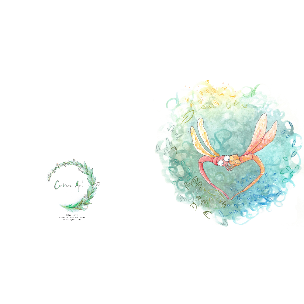 Carte de souhaits - Libellove