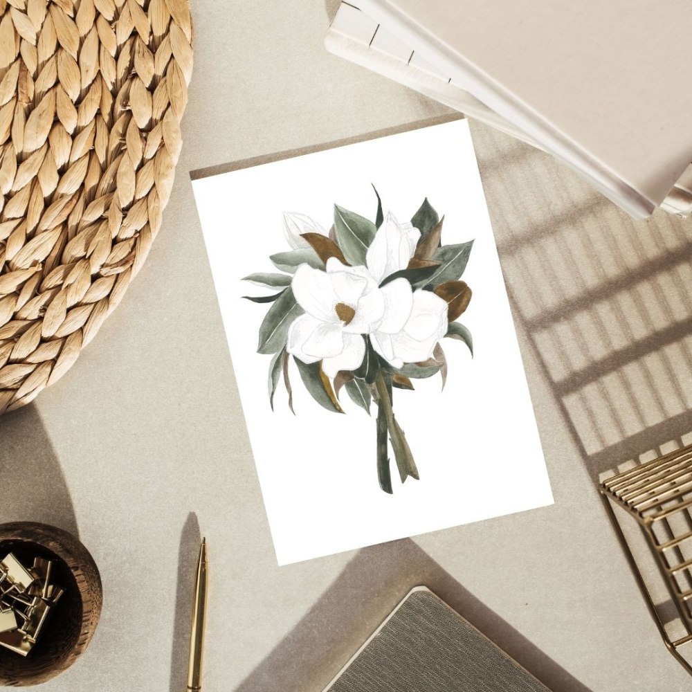 Carte de souhaits - Magnolia