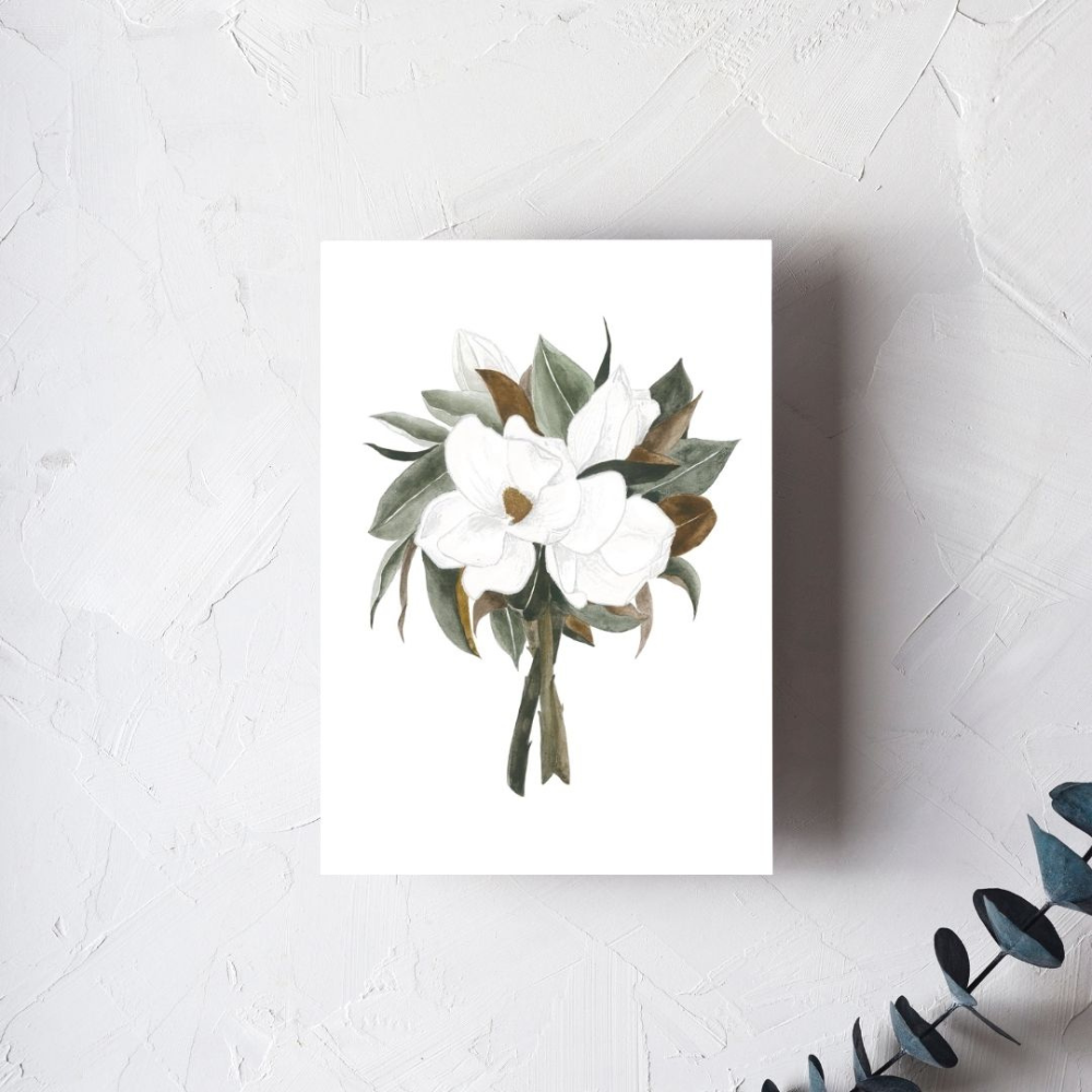 Carte de souhaits - Magnolia