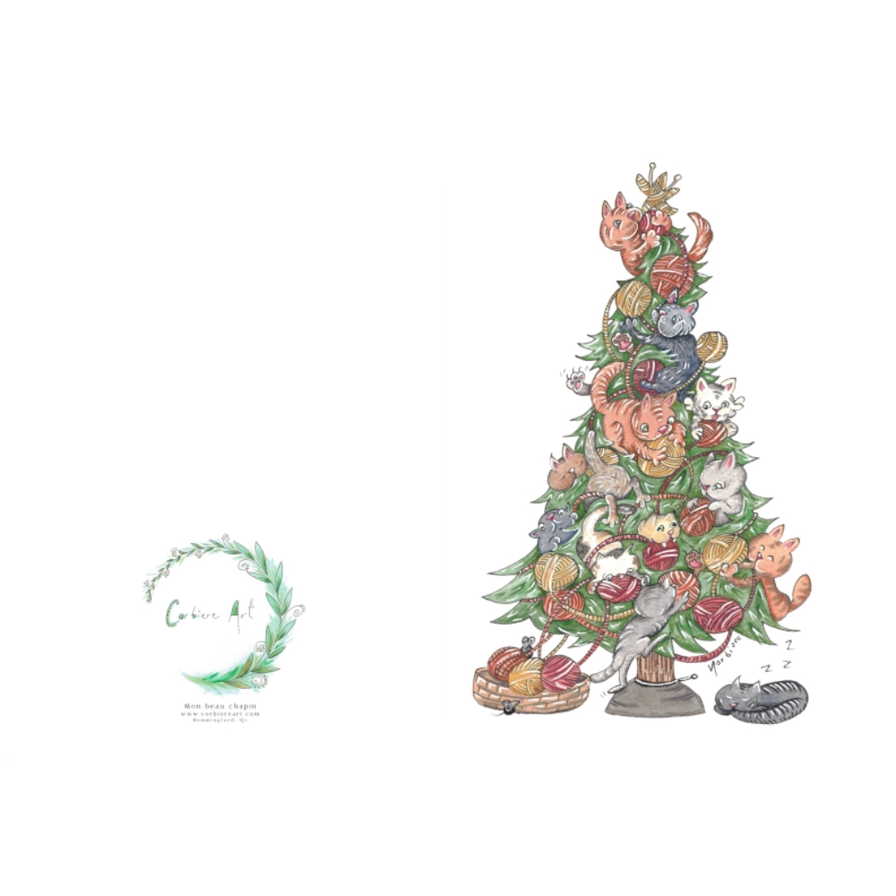 Carte de souhaits - Mon beau chapin