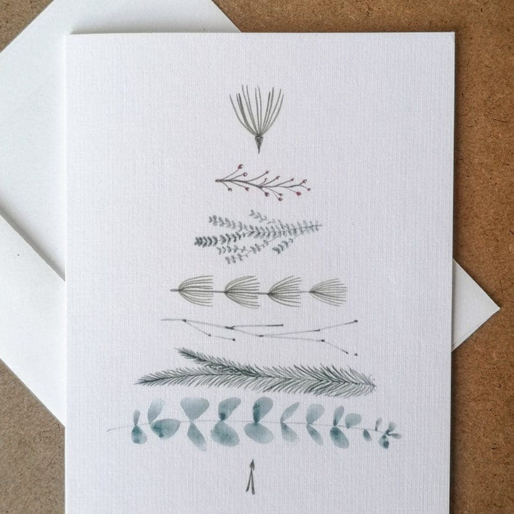 Carte de souhaits - Sapin de Noël