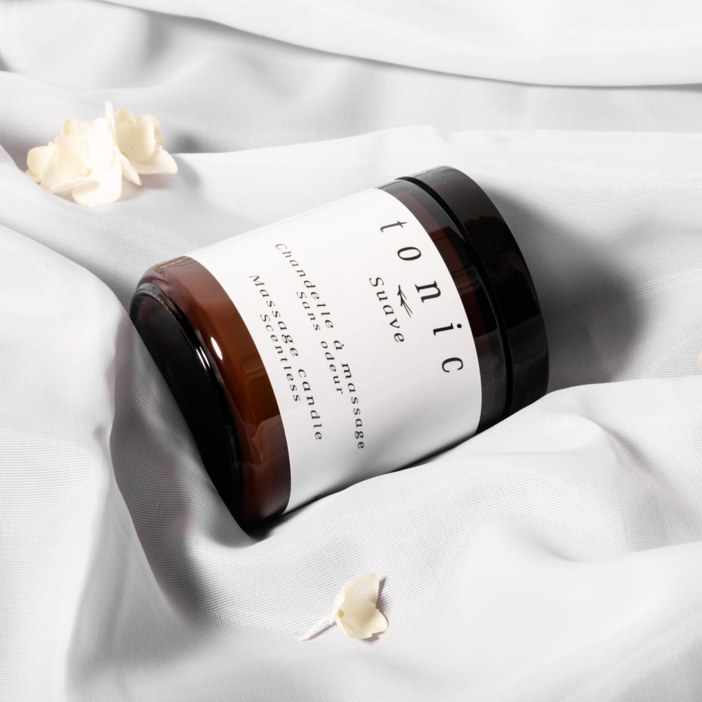 Chandelle à massage sans odeur - Suave