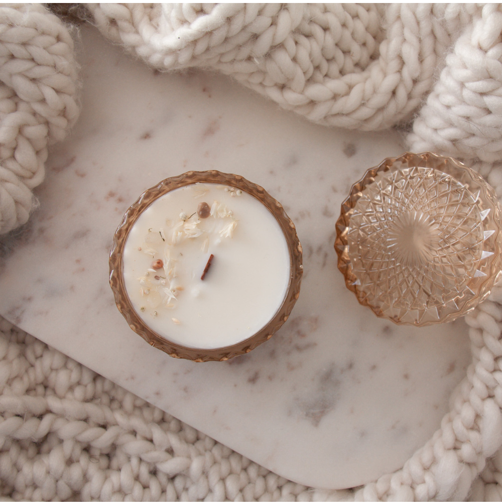 Chandelle luxe Moment cocooning - Vanille & cachemire