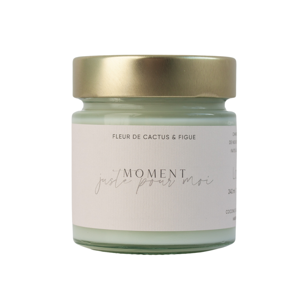 Chandelle Moment juste pour moi - Fleur de cactus & figue