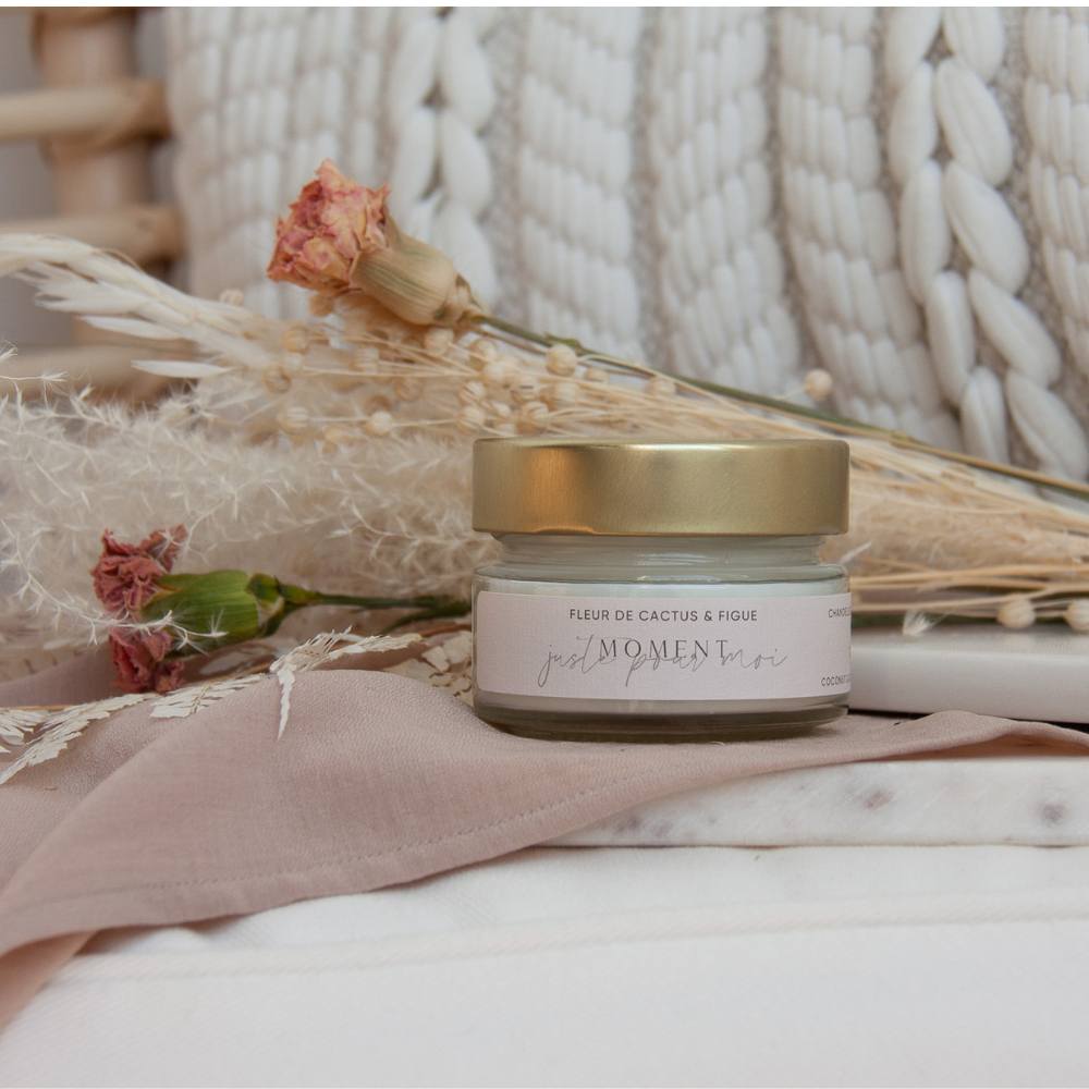 Chandelle Moment juste pour moi - Fleur de cactus & figue