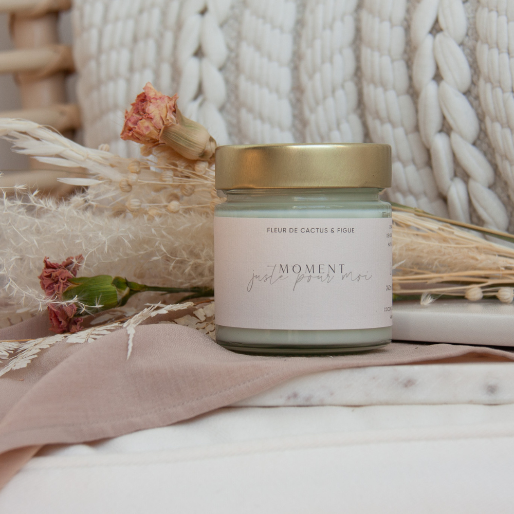 Chandelle Moment juste pour moi - Fleur de cactus & figue