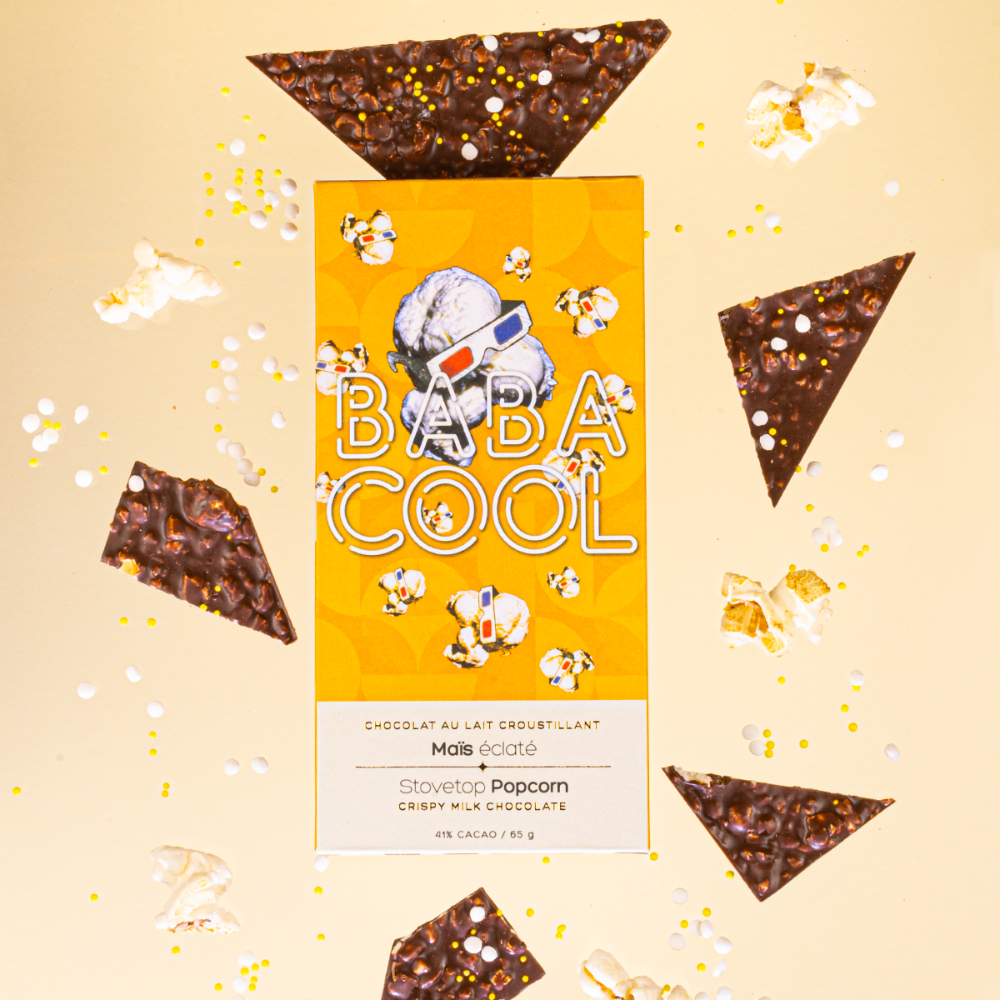 Chocolat au lait croustillant - Maïs Éclaté