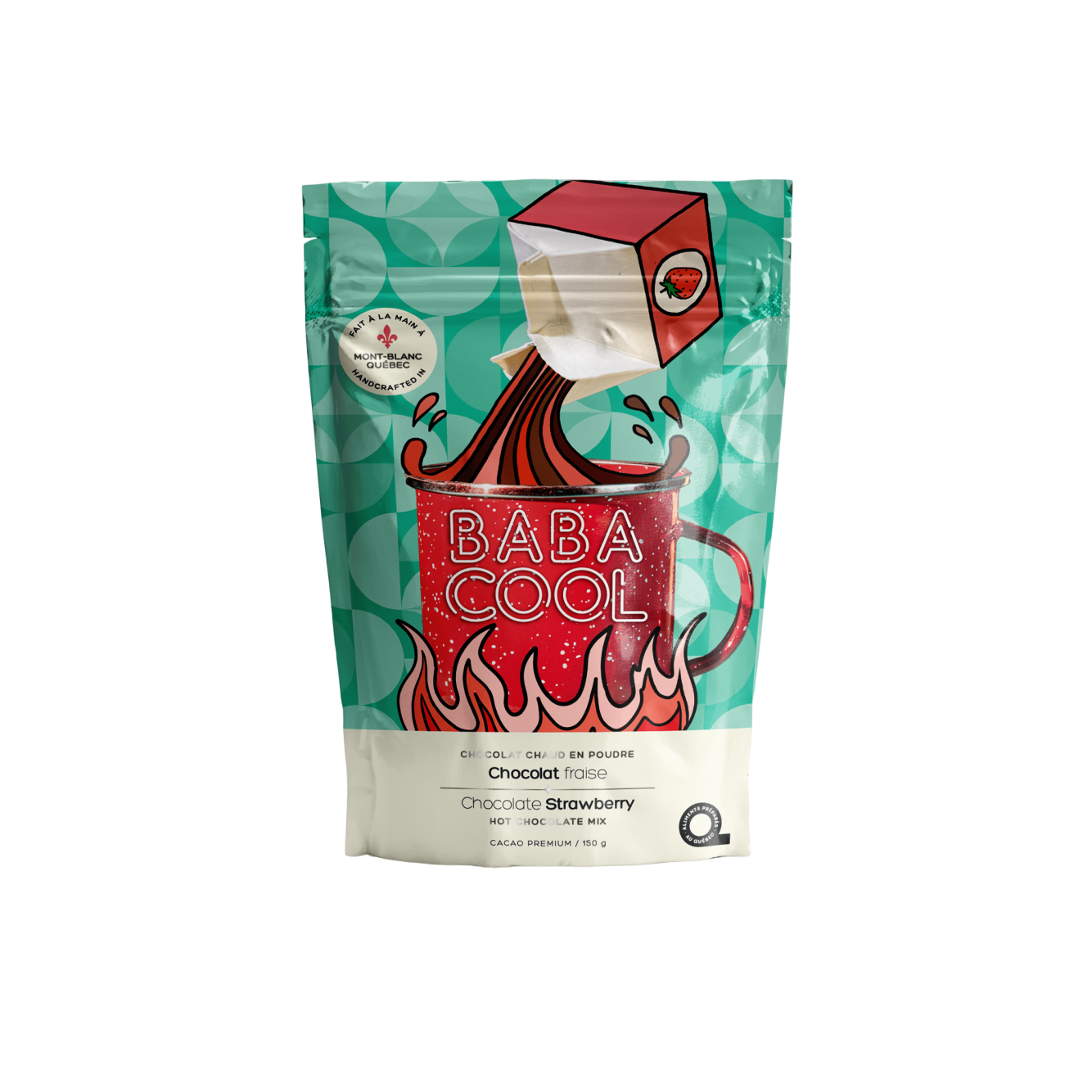 Chocolat chaud en poudre - Chocolat Fraise