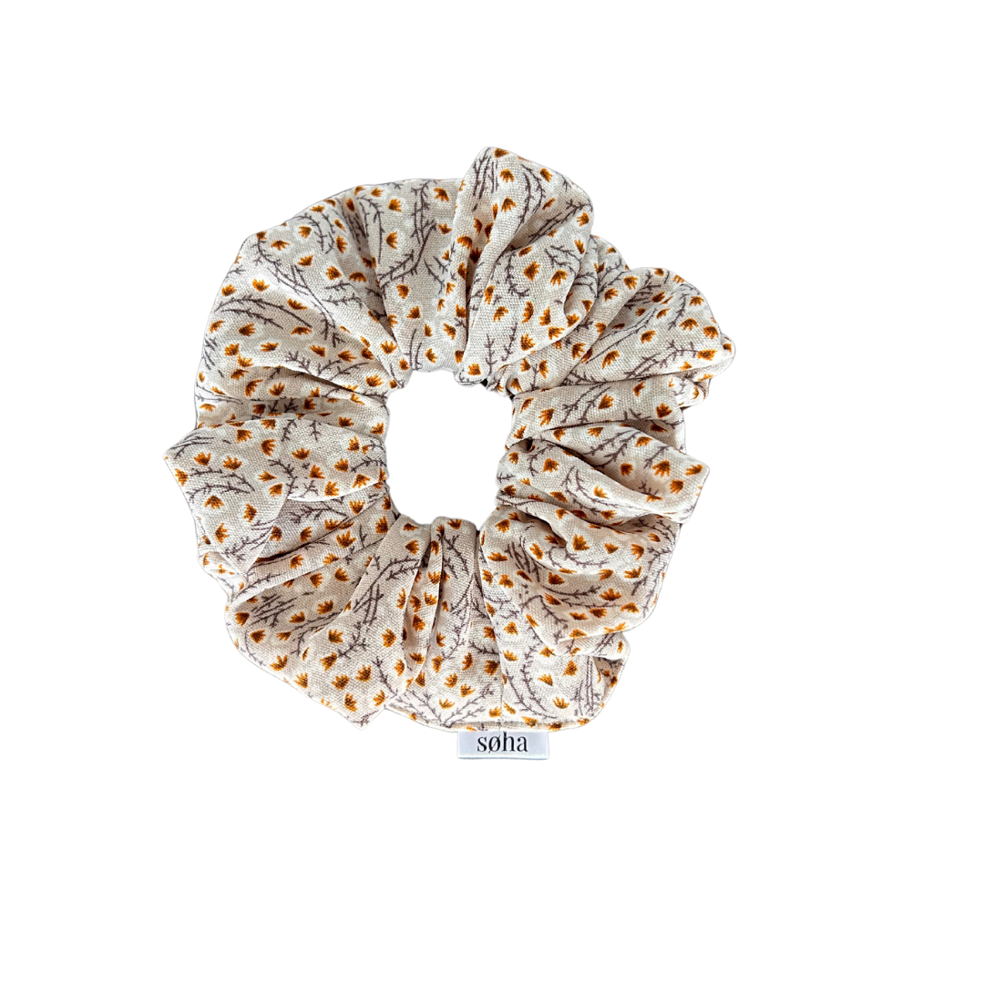 Floral scrunchie | Choose your color