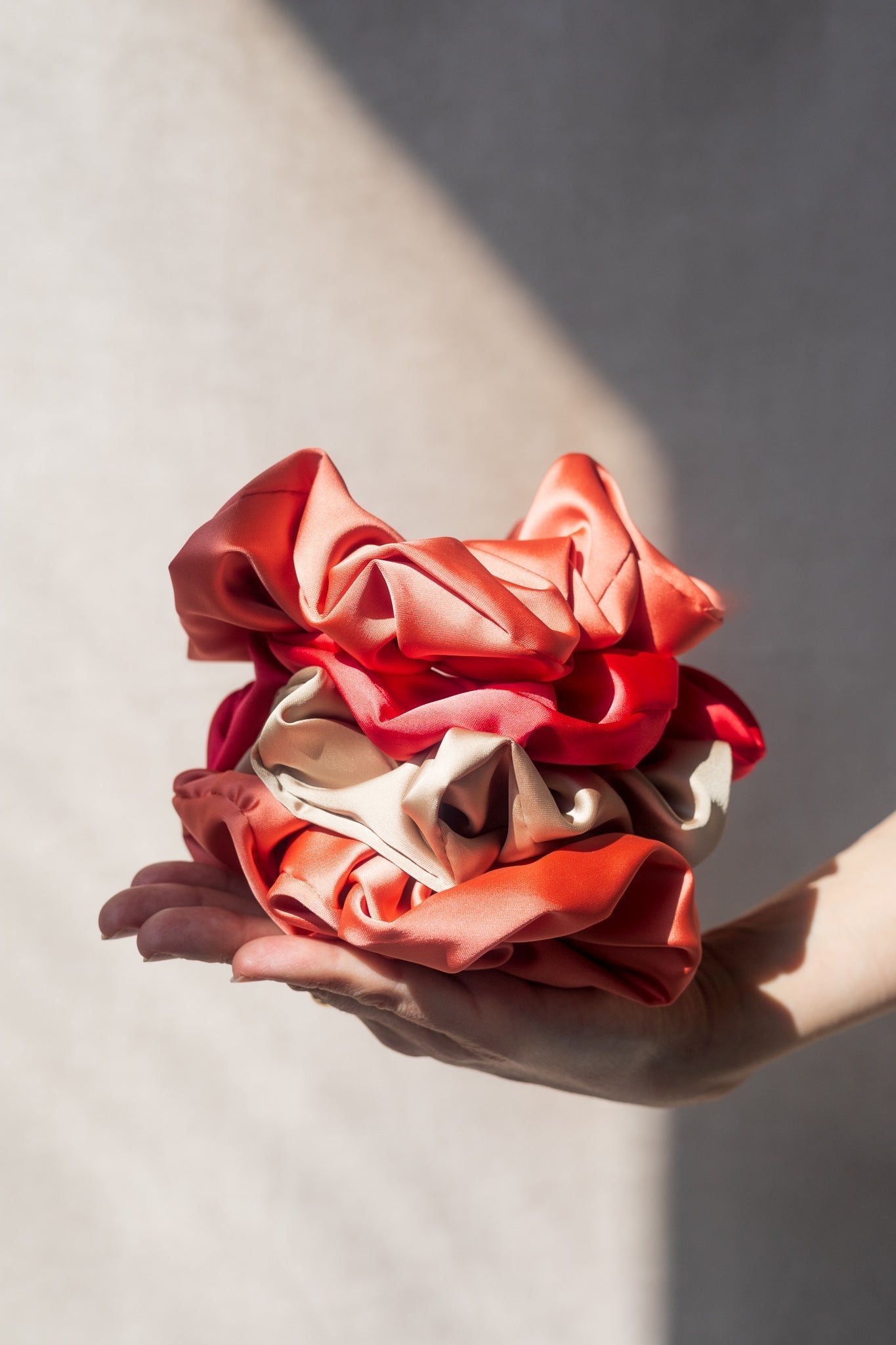 Chouchou large en satin certifié