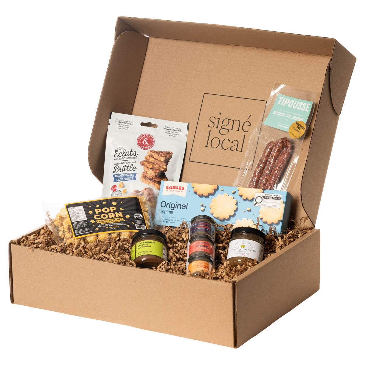 Coffret Gourmand, coffret cadeau québécois de Signé Local